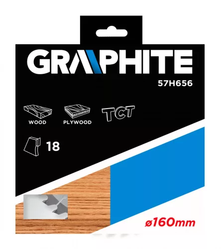 Körfűrészlap keményfém fogakkal, 160x30mm , 18 fog