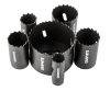 Körkivágó készlet, Bi-Metál, HSS-CO8%, 19,25,30,35,40,68mm