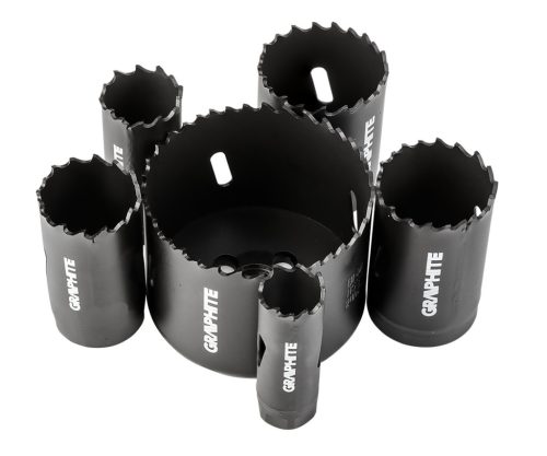 Körkivágó készlet, Bi-Metál, HSS-CO8%, 19,25,30,35,40,68mm