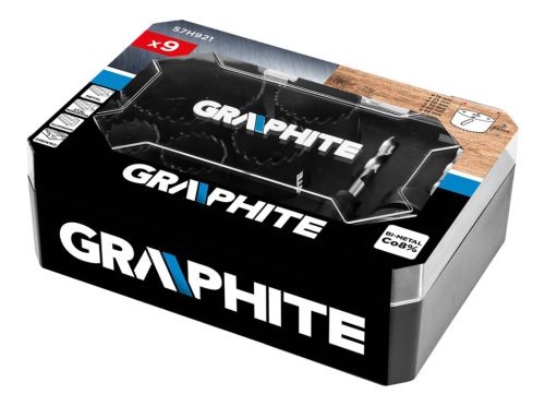 Körkivágó készlet, Bi-Metál, HSS-CO8%, 19,25,30,35,40,68mm