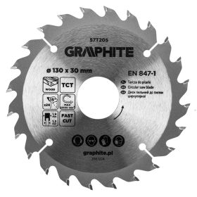 Körfűrészlap keményfém fogakkal, 130x30mm, 24fog