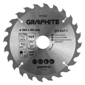 Körfűrészlap keményfém fogakkal, 180x30mm, 24fog