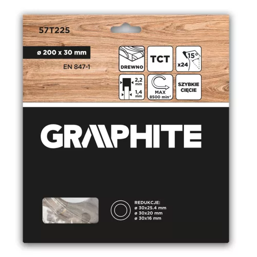 Körfűrészlap keményfém fogakkal, 200x30mm, 24fog