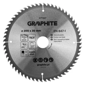 Körfűrészlap keményfém fogakkal, 200x30mm, 60fog