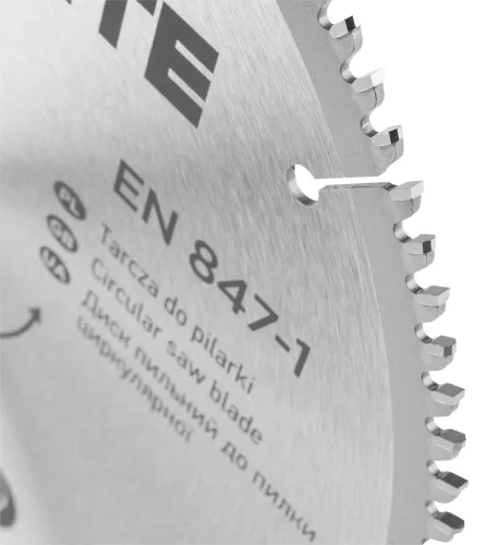 Körfűrészlap keményfém fogakkal, alumíniumhoz, 250x30mm, 100fog