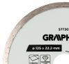 Gyémánt vágókorong 125x22.2mm, vizes