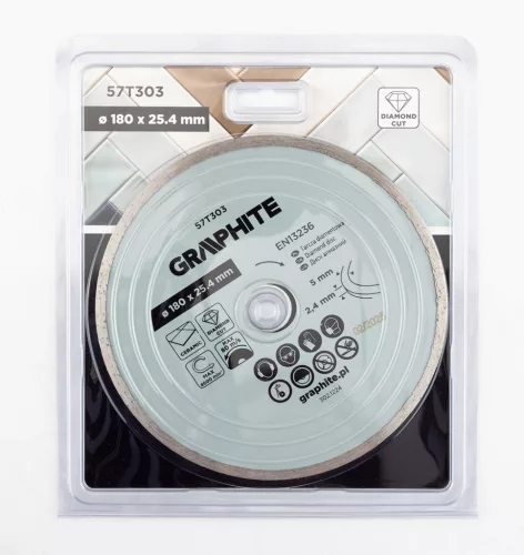 Gyémánt vágókorong 180x25,4mm, vizes