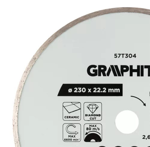 Gyémánt vágókorong 230x22.2mm, vizes