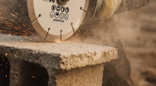 Gyémánt vágókorong 180x22.2mm, szegmenses, száraz és vizes