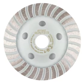 Gyémánt csiszolókorong 125x22.2mm, turbo, száraz