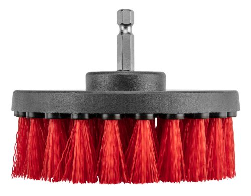 Tisztítókefe készlet fúró-csavarbehajtó gépekhez, 1/4"-os hatszög szár, 4db