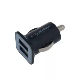 Töltő 2x USB, 3.1A, szivargyújtó aljzathoz