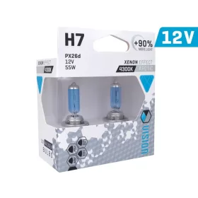   VISION IZZÓ SARKVIDÉKI FEHÉR H7 12V 55W PX26D U E4 + 90%, 2 DB. CM58793