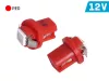 BAX B8.5d 12V piros műszerfal LED