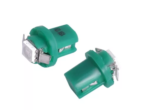 BAX B8.5d 12V zöld műszerfal LED