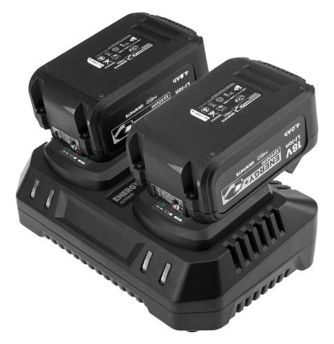 Akkumulátortöltő dupla ENERGY+ egyakkus rendszerhez, 240W, 2x3A