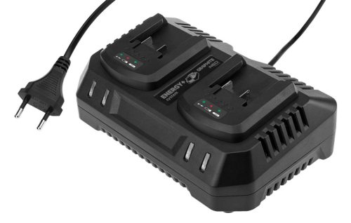 Akkumulátortöltő dupla ENERGY+ egyakkus rendszerhez, 240W, 2x3A
