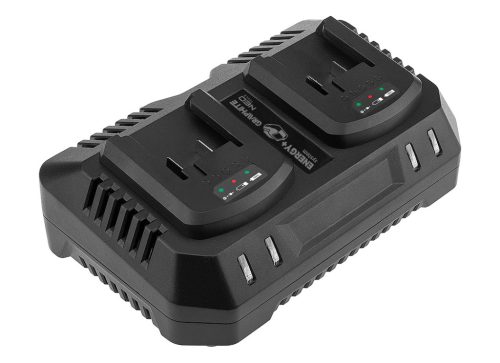 Akkumulátortöltő dupla ENERGY+ egyakkus rendszerhez, 240W, 2x3A