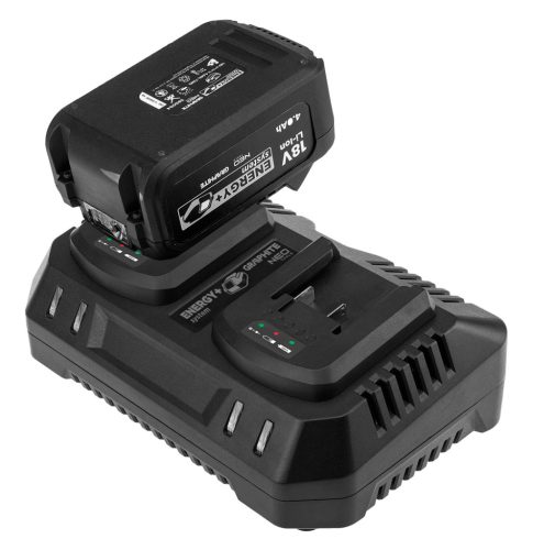 Akkumulátortöltő dupla ENERGY+ egyakkus rendszerhez, 240W, 2x3A