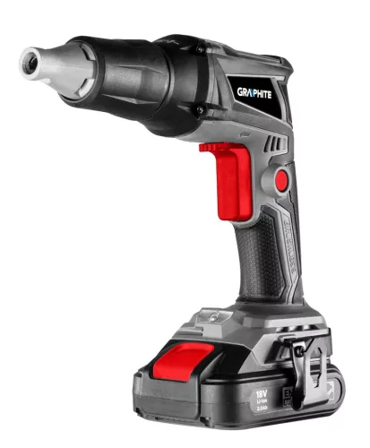 Akkus szénkefementes gipszkarton csavarbehajtó, Energy+, 18V, 0-4400 1/min, 1/4 csatlakozó,