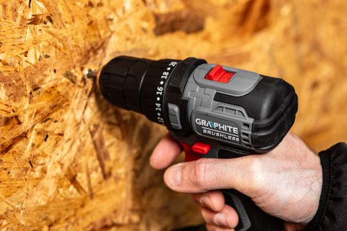 Akkus szénkefementes fúró, csavarozó, Energy+, 18V, Kompakt méret, 10mm-es tokmány, akku nélkül!