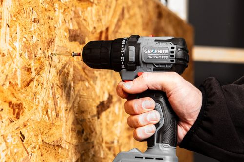 Akkus szénkefementes fúró, csavarozó, Energy+, 18V, Kompakt méret, 10mm-es tokmány, akku nélkül!