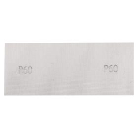   Csiszolóháló fehér, 115x280mm, fa, fém, műanyag, űveg, gipszkarton csiszoláshoz, P60, min. rendelés: 3db