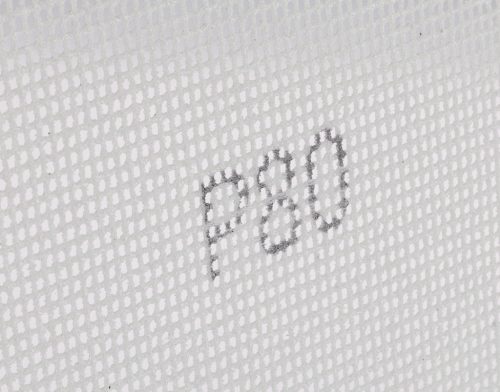 Csiszolóháló fehér, 115x280mm, fa, fém, műanyag, űveg, gipszkarton csiszoláshoz, P80, min. rendelés: 3db