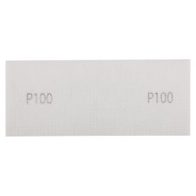   Csiszolóháló fehér, 115x280mm, fa, fém, műanyag, űveg, gipszkarton csiszoláshoz, P100, min. rendelés: 3db