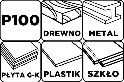 Csiszolóháló fehér, 115x280mm, fa, fém, műanyag, űveg, gipszkarton csiszoláshoz, P100, min. rendelés: 3db