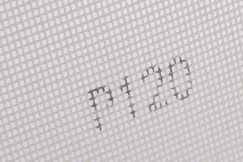 Csiszolóháló fehér, 115x280mm, fa, fém, műanyag, űveg, gipszkarton csiszoláshoz, P120, min. rendelés: 3db