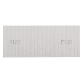   Csiszolóháló fehér, 115x280mm, fa, fém, műanyag, űveg, gipszkarton csiszoláshoz, P150, min. rendelés: 3db