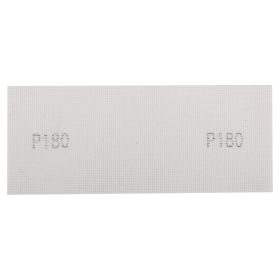   Csiszolóháló fehér, 115x280mm, fa, fém, műanyag, űveg, gipszkarton csiszoláshoz, P180, min. rendelés: 3db