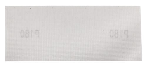 Csiszolóháló fehér, 115x280mm, fa, fém, műanyag, űveg, gipszkarton csiszoláshoz, P180, min. rendelés: 3db
