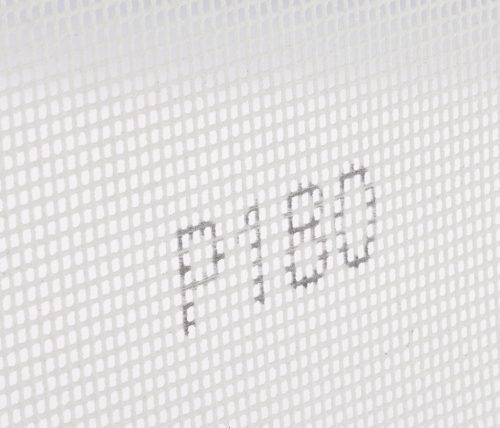 Csiszolóháló fehér, 115x280mm, fa, fém, műanyag, űveg, gipszkarton csiszoláshoz, P180, min. rendelés: 3db