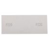 Csiszolóháló fehér, 115x280mm, fa, fém, műanyag, űveg, gipszkarton csiszoláshoz, P220, min. rendelés: 3db