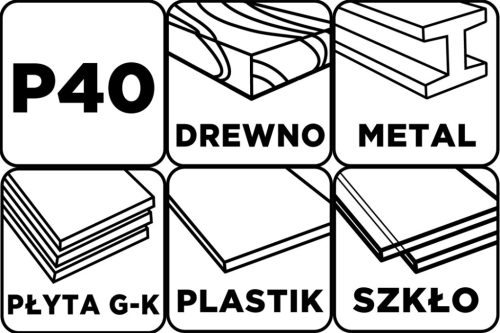 Csiszolóháló 115x280mm, fa, fém, műanyag, űveg, gipszkarton csiszoláshoz, P40, min. rendelés: 3db