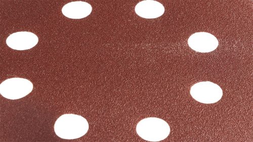 Csiszolókorong tépőzáras, 125mm, P120, 8 lyukkal, 5db