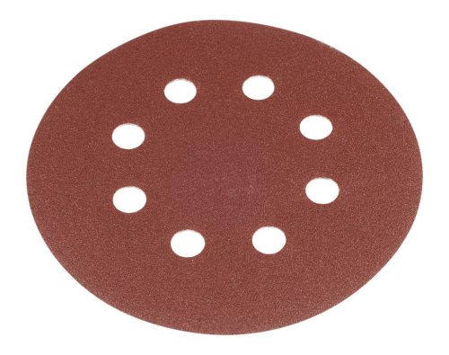 Csiszolókorong tépőzáras, 125mm, P150, 8 lyukkal, 5db