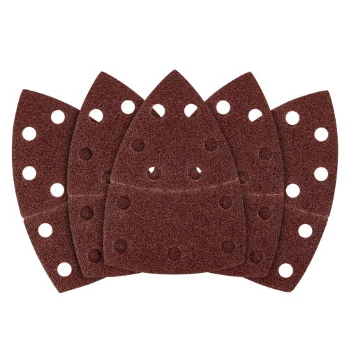 Csiszolópapír deltacsiszolóhoz, tépőzáras, 11lyukas, 102x152mm, P40, 5db, min. rendelés: 3cs