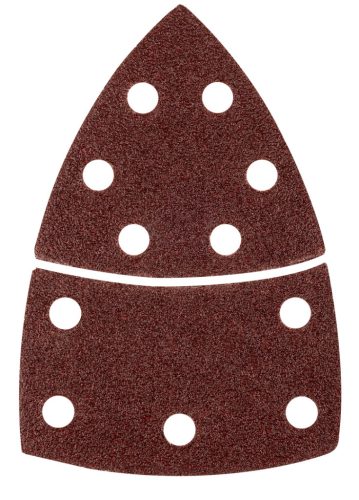 Csiszolópapír deltacsiszolóhoz, tépőzáras, 11lyukas, 102x152mm, P40, 5db, min. rendelés: 3cs