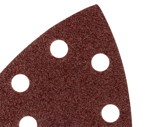 Csiszolópapír deltacsiszolóhoz, tépőzáras, 11lyukas, 102x152mm, P40, 5db, min. rendelés: 3cs