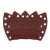 Csiszolópapír deltacsiszolóhoz, tépőzáras, 11lyukas, 102x152mm, P60, 5db, min. rendelés: 3cs