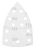 Csiszolópapír deltacsiszolóhoz, tépőzáras, 11lyukas, 102x152mm, P60, 5db, min. rendelés: 3cs
