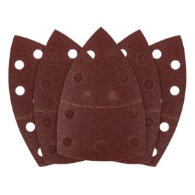   Csiszolópapír deltacsiszolóhoz, tépőzáras, 11lyukas, 102x152mm, P80, 5db, min. rendelés: 3cs