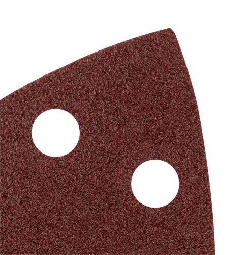 Csiszolópapír deltacsiszolóhoz, tépőzáras, 11lyukas, 102x152mm, P80, 5db, min. rendelés: 3cs