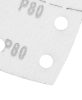Csiszolópapír deltacsiszolóhoz, tépőzáras, 11lyukas, 102x152mm, P80, 5db, min. rendelés: 3cs