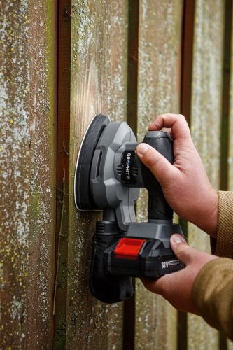 Csiszolópapír deltacsiszolóhoz, tépőzáras, 11lyukas, 102x152mm, P100, 5db, min. rendelés: 3cs