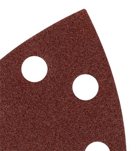 Csiszolópapír deltacsiszolóhoz, tépőzáras, 11lyukas, 102x152mm, P100, 5db, min. rendelés: 3cs