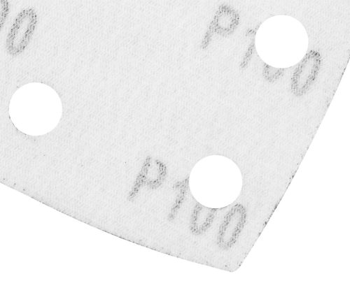 Csiszolópapír deltacsiszolóhoz, tépőzáras, 11lyukas, 102x152mm, P100, 5db, min. rendelés: 3cs